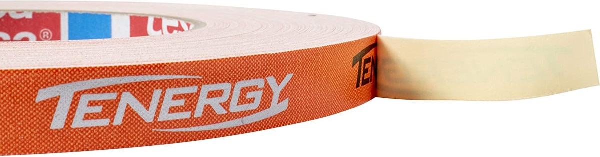 Side Tape Tenergy Orange 12mm: Tenergy Text Side Profile